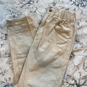 H&M Straight Leg Paper Bag Pants